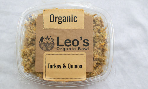 Turkey and Quinoa - Fresh Dog Food Topper – Leo's Organic Bowl
