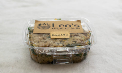 Chicken and Rice - Fresh Dog Food Topper – Leo's Organic Bowl