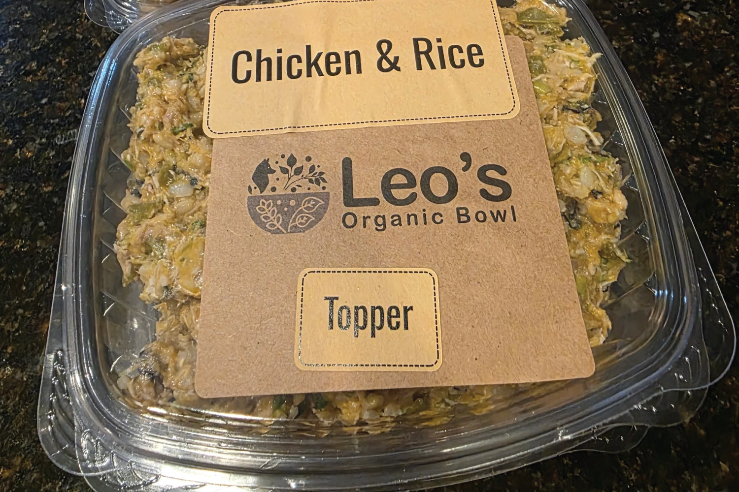Leo's Topper - Conventional Chicken and Rice Gluten-Free Fresh Dog Food 32oz