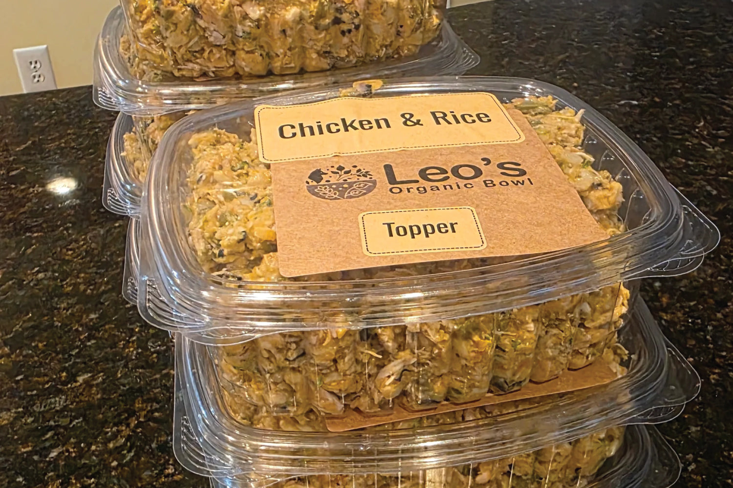 Leo's Topper - Conventional Chicken and Rice Gluten-Free Fresh Dog Food 32oz